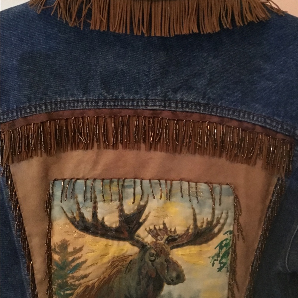Denim moose jacket - Picture 5 of 8